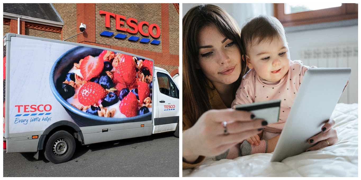 Thousands of Tesco deliveries cancelled leaving families waiting days