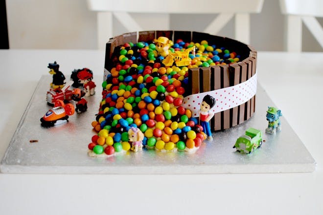 Easy Paw Patrol birthday cake recipe.