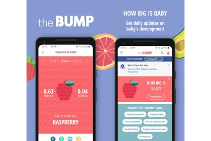 The Bump pregnancy app screenshots