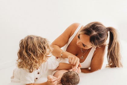 Lauryn Goodman and her kids