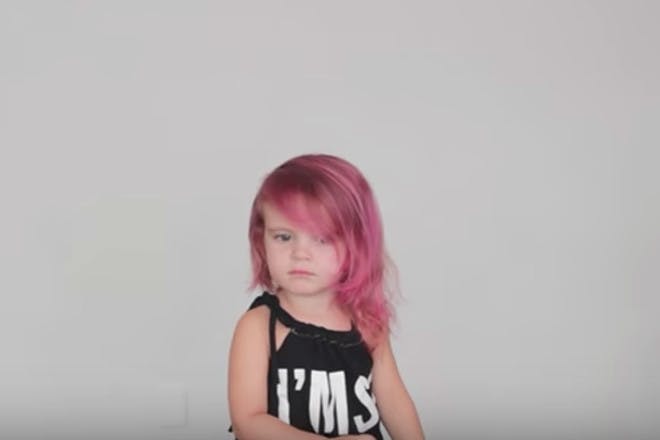 Mum Divides Internet After Dyeing Two Year Olds Hair Hot Pink Netmums