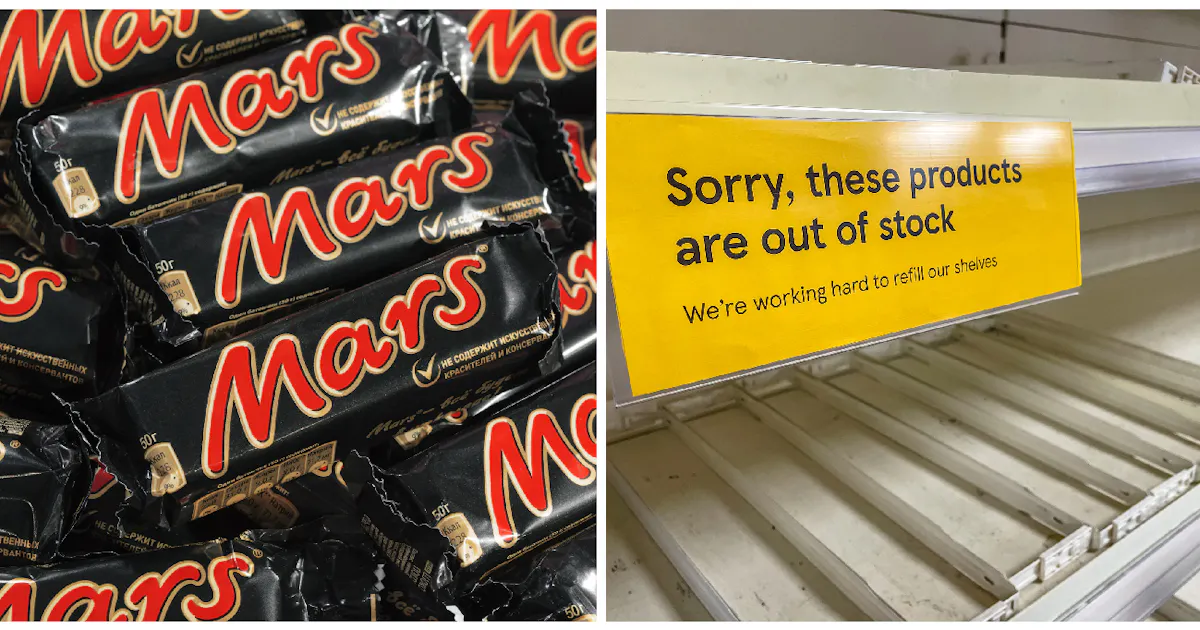 Mars Bar Shortage in UK Shops - Netmums