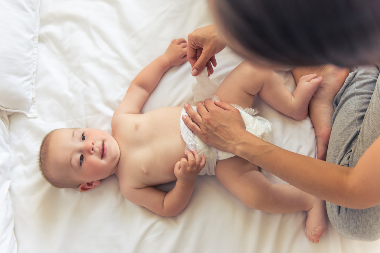 Baby nappy clearance changer