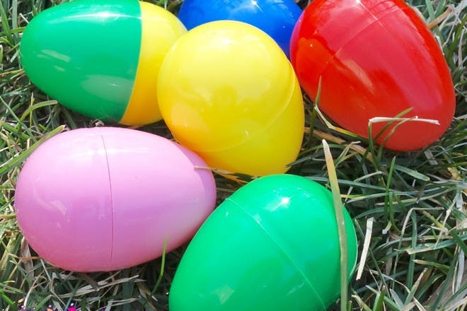 colourful plastic eggs