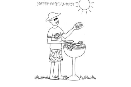 Free father's day picture - BBQ