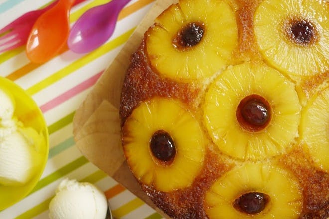 4. Pineapple upside-down cake