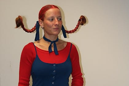 Pippi Longstocking adult costume for World Book Day