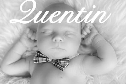 posh baby name Quentin