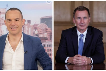 Left: Money Saving Expert Martin LewisRight: Chancellor of the Exchequer Jeremy Hunt