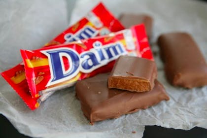 20. Daim Bars in cabbage leaves