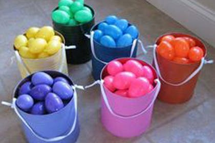 Coloured eggs