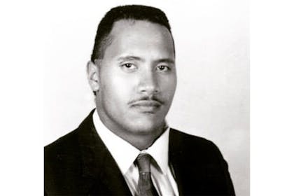 Dwayne Johnson at high school