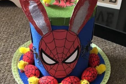 Spiderman Easter bonnet
