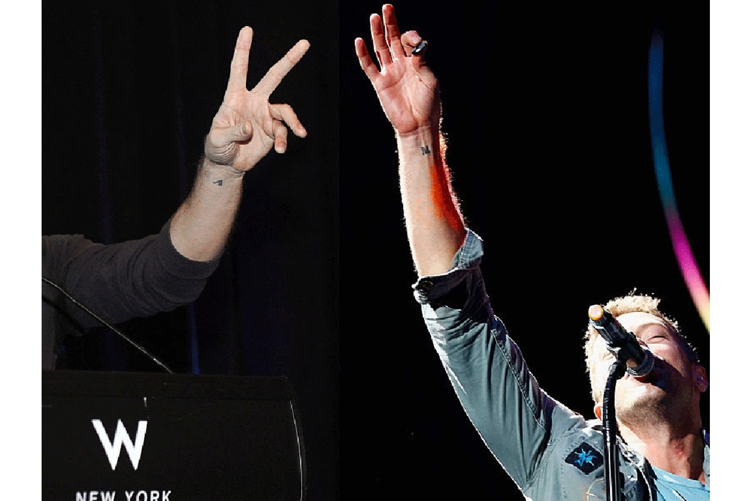 Dakota Johnson and Chris Martin Get Matching Infinity Tattoos  E Online   CA