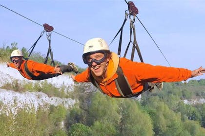 19. Ride England's longest zipwire at Hangloose Bluewater