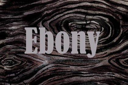 10. Ebony