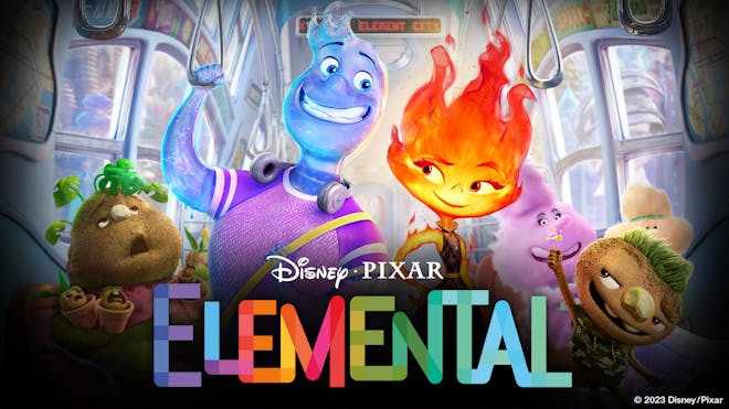 New Disney Pixar Character Soil Movie Elemental Poster, Unique