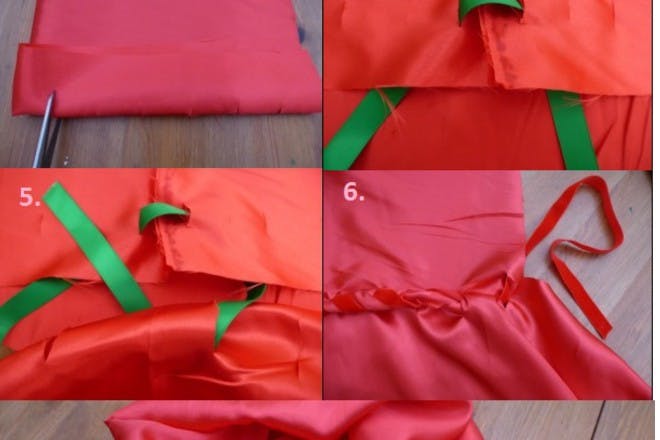 how to make a red riding hood cape