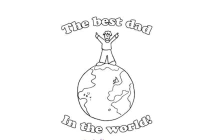 Free father's day picture - best dad in the world