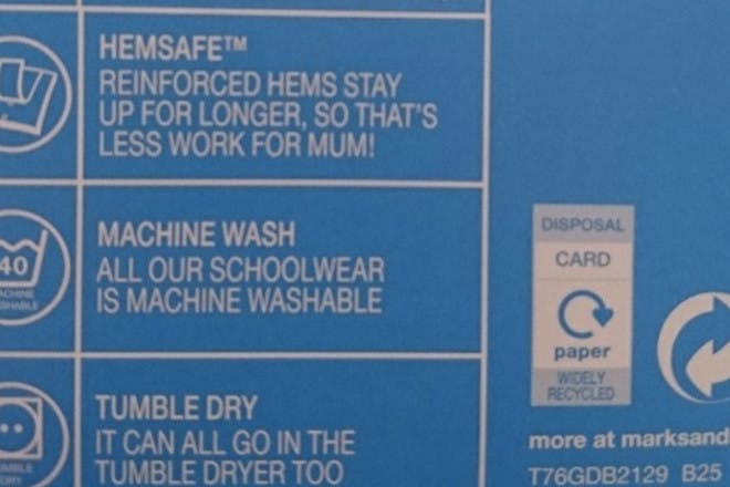 School uniform labels marks and spencer