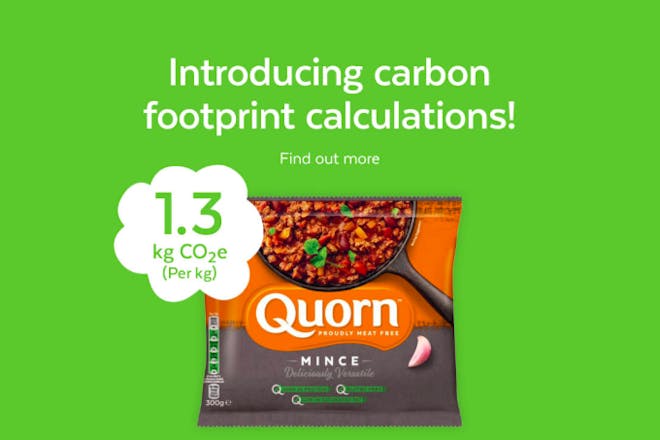 Quorn becomes first brand to introduce carbon labelling on packaging - Netmums