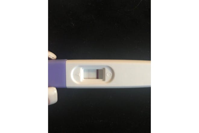 Faint line on pregnancy test Marie K