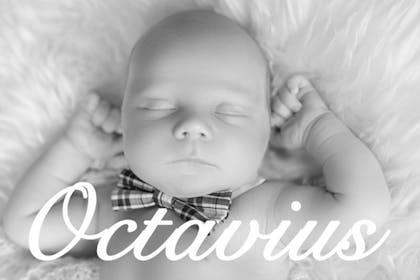 posh baby name Octavius