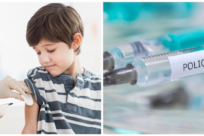 Boy getting vaccine / vaccines
