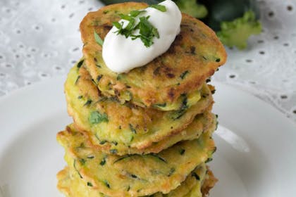 57. Courgette fritters