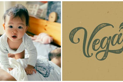 Baby / vegan sign 