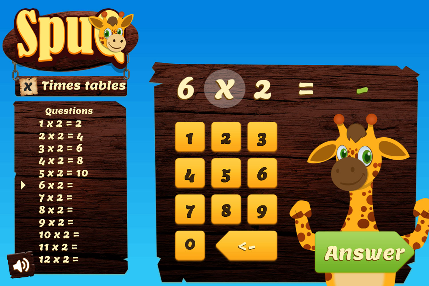 multiplication table online game