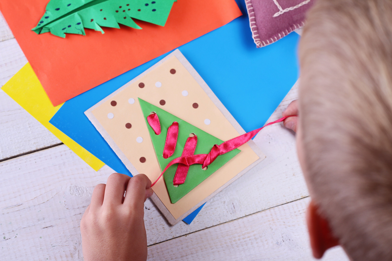 15 Simple Kids Christmas Card Ideas
