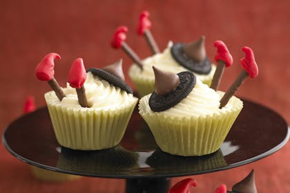 Melting witch cupcakes