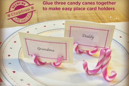 candy cane place cards