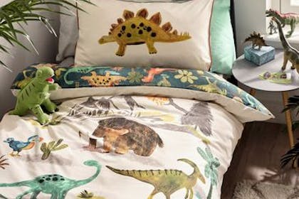 Dinosaur themed child's duvet cover set