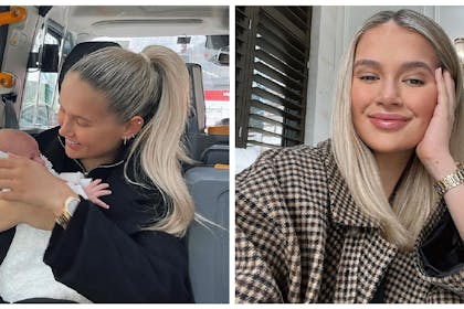 Molly-Mae Hague takes baby daughter Bambi out in taxi / Molly-Mae Hague