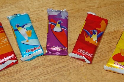 Selection of penguin biscuits