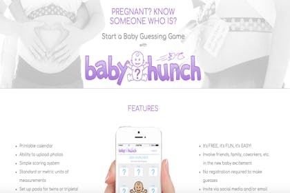 Baby Hunch pregnancy app