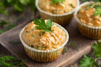 Cheese and carrot muffins