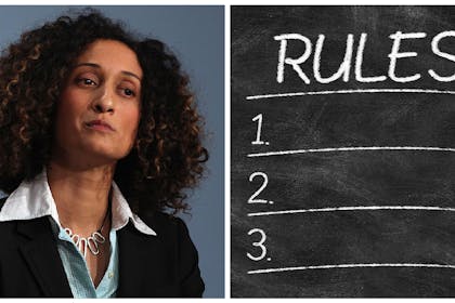 Katharine Birbalsingh and rules sign
