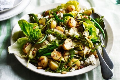 8. Potato and courgette salad
