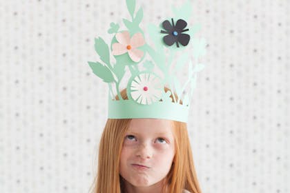 Easter cut-out crown