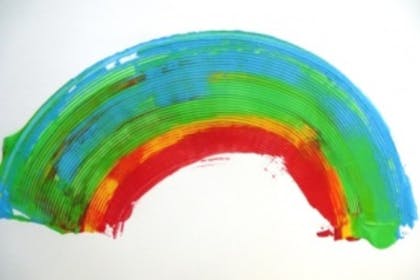 painted rainbow 