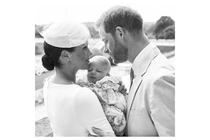 The Duke and Duchess of Sussex with Archie Harrison Mountbatten-Windsor