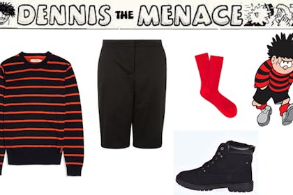 Dennis the Menace adult costume for World Book Day