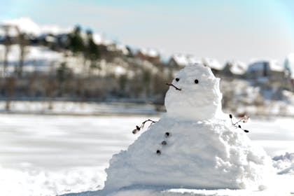 Melting snowman 