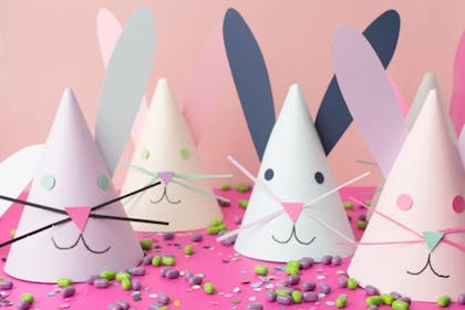Bunny cone hats for Easter