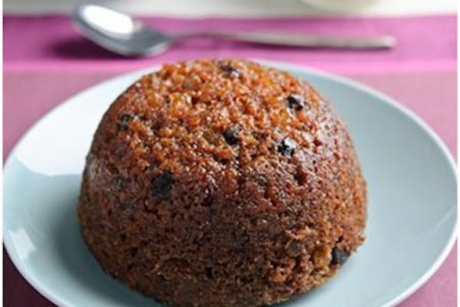 7. Beetroot, raisin and stem ginger pudding