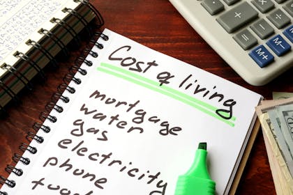 Cost of living checklist