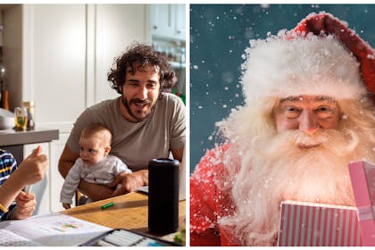 Family asking Alexa question | Santa Claus